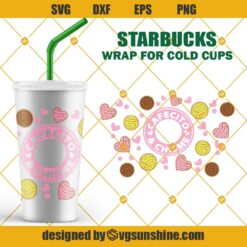 Full Wrap Leopard Print SVG for Starbucks Cup, Leopard Starbucks SVG Clipart Cricut Silhouette