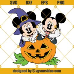 Mickey Minnie Pumpkin Svg Bundle, Jack o lantern Svg, Pumpkin Svg, Mickey Halloween Svg