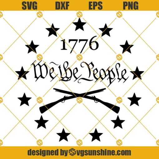 1776 We The People SVG PNG DXF EPS