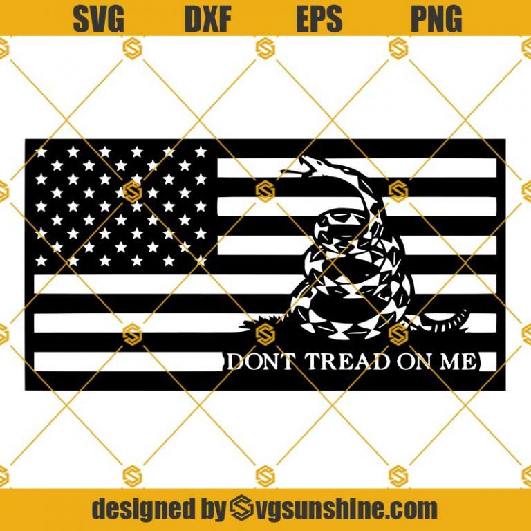 Dont Tread On Me Svg, Don't Tread On Me Svg, 1776 America Svg, American ...