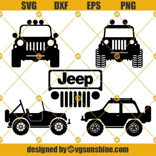 Jeep SVG Bundle, Mountain JKU SVG, Off road Jeep SVG, Jeep SVG Cricut Silhouette, Jeep Logo SVG