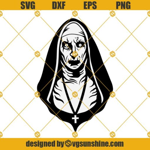 The Nun SVG, Horror Movie SVG, Halloween SVG