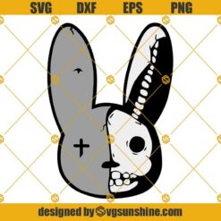 Bad Bunny Face SVG, Skull Bunny SVG, El Conejo Malo SVG, Yo Perreo Sola SVG