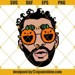 Bad Bunny Halloween SVG PNG DXF EPS Cricut Silhouette