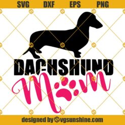 Dachshund Dog Shamrock Clover St Patricks Day SVG PNG