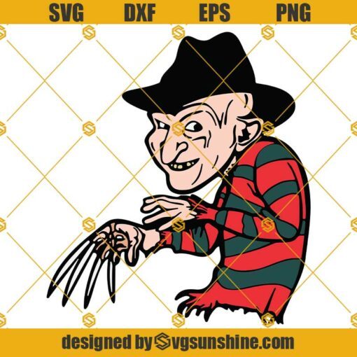 Freddy Krueger SVG Halloween SVG Funny Freddy Krueger SVG