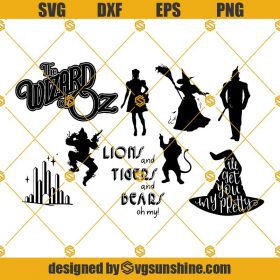 The Wizard Of Oz SVG Bundle, Wizard of Oz SVG, Wizard of Oz PNG ...