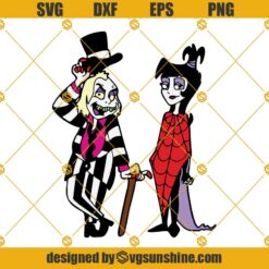 Lydia Beetlejuice Strange and Unusual SVG PNG DXF EPS Cut Files For Cricut Silhouette Cameo