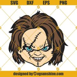 Chucky SVG, Chucky Face SVG Child’s Play SVG Cricut Cut File Silhouette Vector