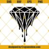 Dripping Diamond SVG Crystal SVG Gemstone SVG