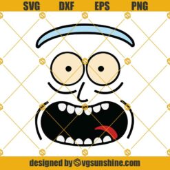 Rick Face SVG, Rick Clipart, Rick And Morty SVG