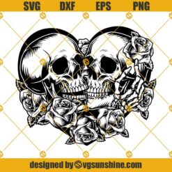 Skull Santa Hat SVG File, Skull Christmas SVG, Skull SVG, Christmas Cut File, Christmas Skull SVG
