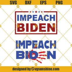 Impeach Biden SVG, Anti Biden SVG, Biden Bloody Hand Print SVG, Impeach 46 Joe Biden SVG PNG