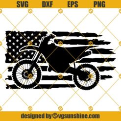 Motocross SVG, Motorcycle Usa Flag SVG, Dirt Bike SVG, Biker SVG Motor SVG, American Flag SVG