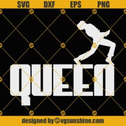Freddie Mercury SVG, Queen Band SVG PNG EPS DXF File