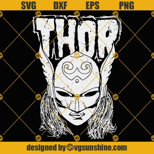Thor SVG, Avengers Thor SVG, Marvel Comics Thor SVG, Thor SVG PNG DXF EPS Cut Files For Cricut Silhouette Cameo