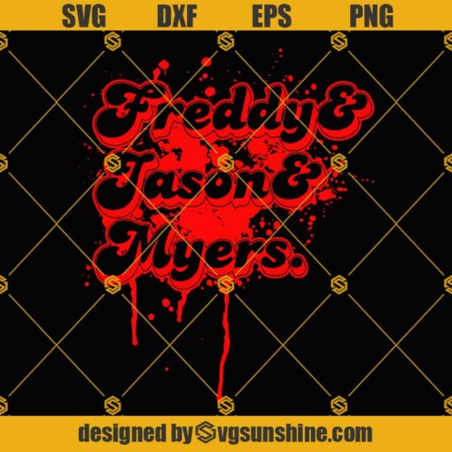 Freddy Jason Myers SVG Retro Horror Scary SVG Halloween SVG Horror Movie SVG