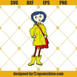 Coraline Logo SVG, Coraline SVG PNG DXF EPS Cut Files For Cricut Silhouette Cameo