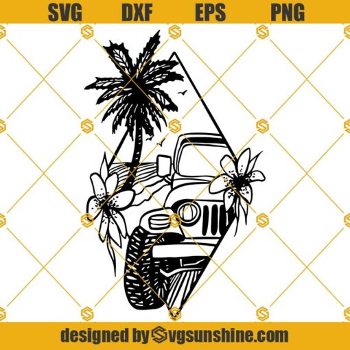 Jeep Girl SVG, Jeep SVG PNG DXF EPS Cut Files Vector Clipart Cricut Silhouette
