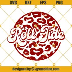 Roll Tide SVG, Alabama Crimson SVG Cut Files, Cutting Files, Clipart