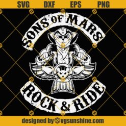 Biker Mice from Mars SVG, Sons of Mars SVG, Rock And Ride SVG, Biker SVG, Movie SVG