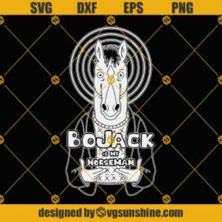 BoJack Horseman SVG PNG DXF EPS Cut Files For Cricut Silhouette Cameo