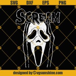 Scream SVG Scream Ghostface SVG Scream Movie SVG Scream Halloween SVG
