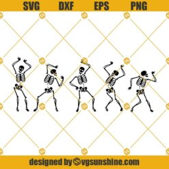 Skeleton Dancing SVG, Halloween SVG, Dancing SVG, Skeleton SVG