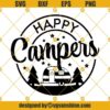 Happy Campers SVG, Camper SVG, Camping SVG