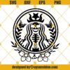 Skeleton Starbucks Logo SVG, Starbucks Halloween SVG, Halloween Queen SVG, Skeleton Coffee SVG, Halloween SVG