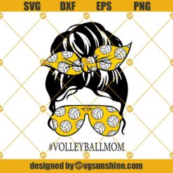 Volleyball Mom SVG Cut file, Volleyball Mama SVG, Volleyball mom shirt SVG, Volleyball fan SVG