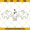 Elephant Family SVG, Elephant Cricut Cut Files, Elephant Silhouette Files, Elephant Mom Dad Baby SVG