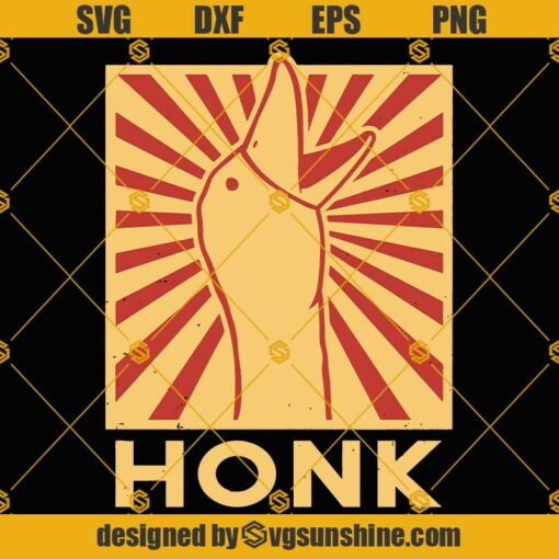 Honk SVG PNG DXF EPS Cut Files Vector Clipart Cricut Silhouette