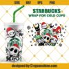 Nightmare Before Christmas Starbucks Cup SVG