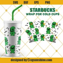 Oogie Boogie Starbucks Cup SVG, Oogie Boogie Halloween SVG PNG DXF EPS Cricut