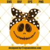 Pumpkin Face SVG, Halloween SVG, Pumpkin Bandana SVG, Jack O Lantern SVG Files For Cricut