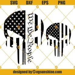 When Tyranny Becomes Law Rebellion Is Duty SVG, Punisher Skull Flag SVG PNG DXF EPS