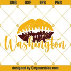 Washington Football Team Svg, Washington Lips Svg, Washington Svg