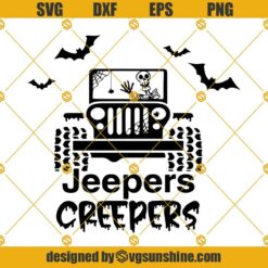 Jeepers Creepers SVG, Jeep Halloween SVG, Jeep Skeleton SVG, Halloween SVG