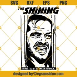 The Shining SVG, Jack Nicholson SVG, Horror Film SVG