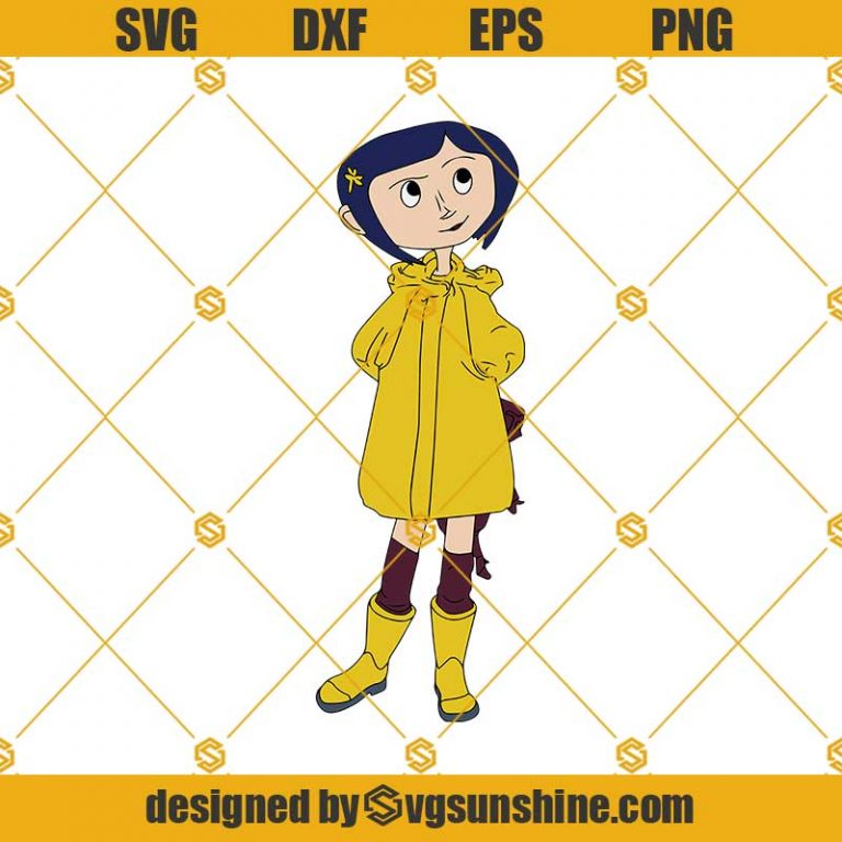 Coraline SVG, Coraline Face SVG, Coraline PNG, Coraline Vector Clipart