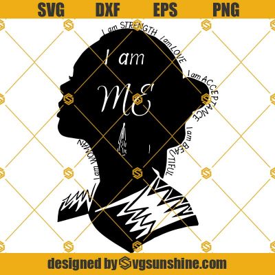 I Am Me Native Woman SVG Cricut silhouette, Feminist SVG, Native ...