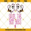 Save The Boo Bees SVG, Boo Bees Halloween SVG, Breast Cancer Awareness SVG, Ghost Boo Bees Couples SVG