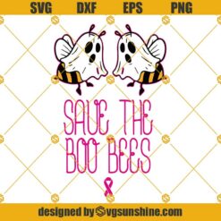Boo Bees SVG, Cute Bee SVG, Bees SVG, Halloween SVG DXF EPS PNG Cutting File for Cricut