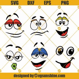 M And Ms Faces SVG Bundle, M And M Silhouette, M&Ms Faces SVG Clipart ...