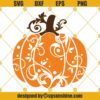 Pumpkin SVG, Swirly Pumpkin SVG, Halloween SVG, Thanksgiving SVG Fall SVG Pattern SVG PNG DXF EPS