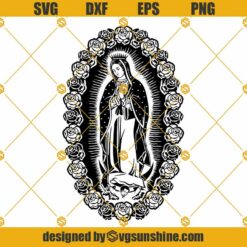 Virgin Mary SVG, Vector Christian Silhouette, Digital Bible Art, Jesus Christ SVG, Religion SVG