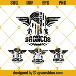 Broncos Football Half Player SVG, Broncos Team SVG, Half Football Half Player SVG, Football Season SVG