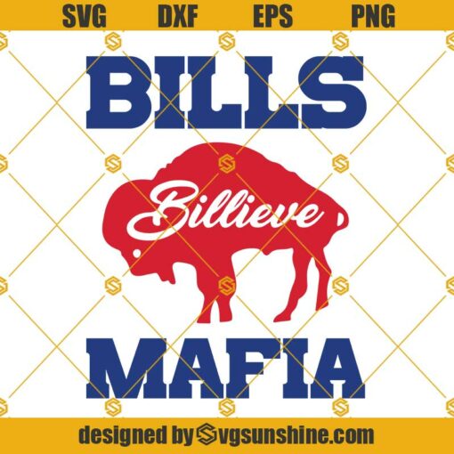 Buffalo Bills SVG, Bills Mafia SVG, Bills Cut File