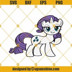 Rarity Pony SVG, My Little Pony SVG Cutting File For Silhouette Cricut